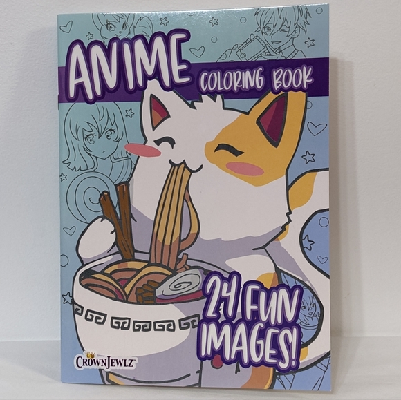NEW Anime Coloring Book - Picture 1 of 8